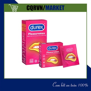 Bao cao su durex pleasuremax , bcs gân gai pleasuremax size 56mm