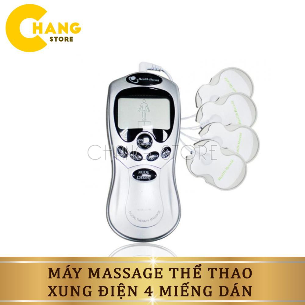 Máy Massage Xung Điện 4 Miếng Dán New xua tan mệt mỏi, loại bỏ các cơ đau nhức, tăng cường sức khỏe