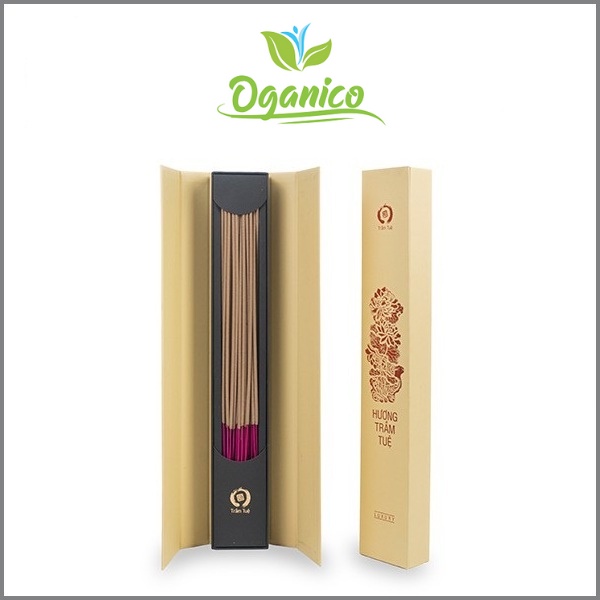 Nhang Trầm Hương Thượng Hạng quà biếu tặng sang trọng hương thơm dịu ngọt cảm giác an yên hộp 90 nén