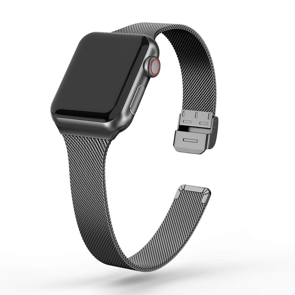 Dây Đeo Inox Milanese Cho Đồng Hồ Thông Minh Apple Watch