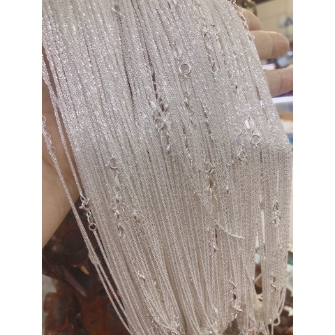 Dây chuyền  nữ mẫu dây xù cá tính bạc 925 - Kho sỉ bạc Nhất Linh