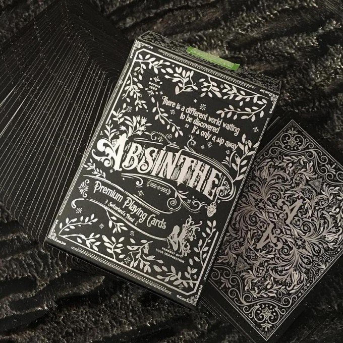 bài tây absinthe playing cards like new