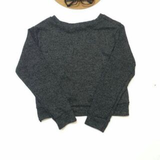 Áo croptop tay dài bo eo