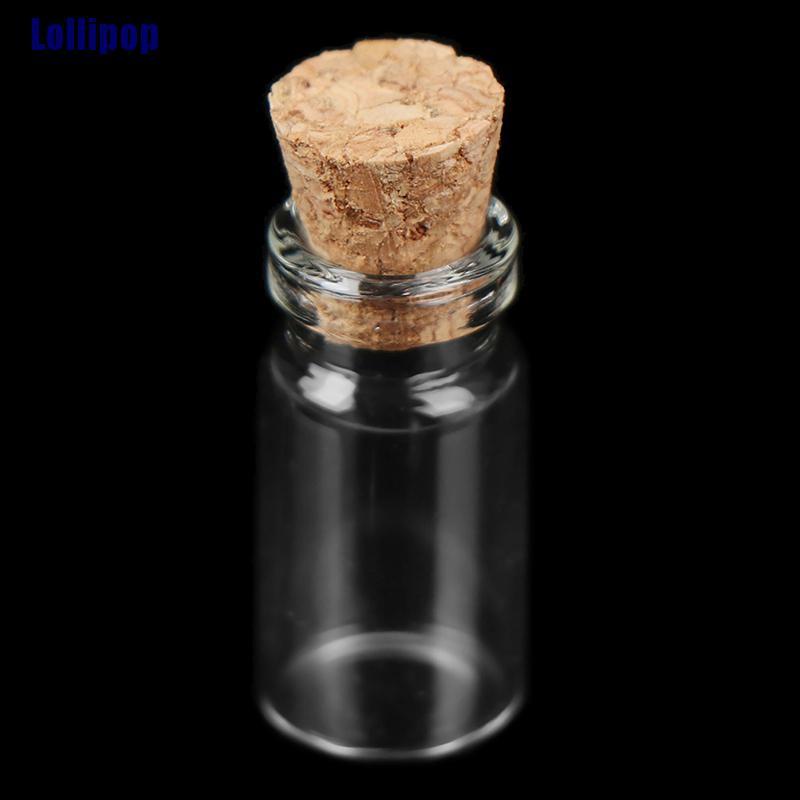 Set 10 lọ thủy tinh mini tỉ lệ 1:12 trang trí nhà búp bê