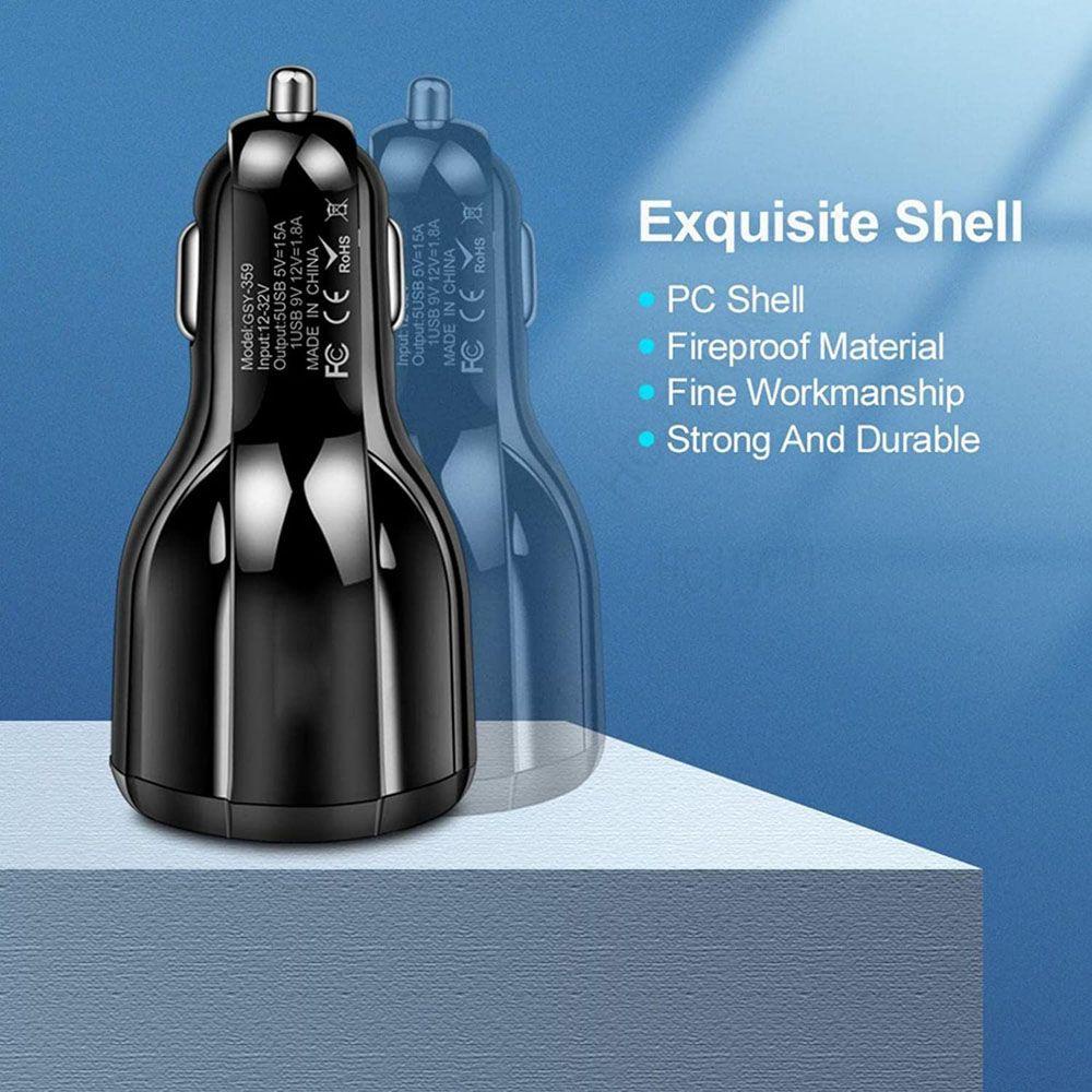 Bộ Sạc Xe Hơi 5 Cổng USB 5 Cổng Chất Lượng Cao Cho Điện Thoại Thông Minh