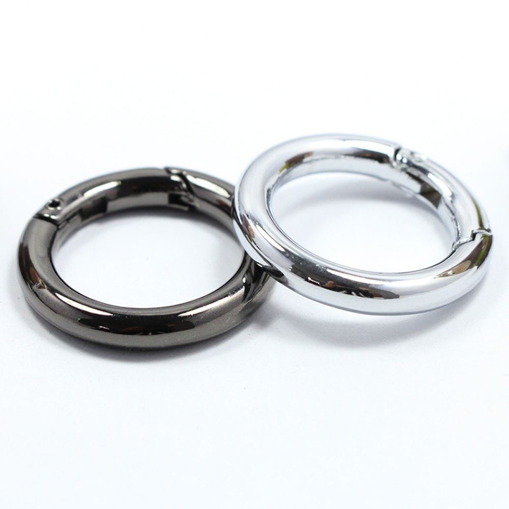 Bộ 5 Móc Tròn 28mm Gắn Ba Lô/Móc Khóa Đa Màu Sắc