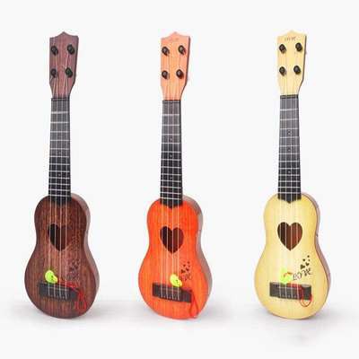 [Chơi guitar] [trình bày] mô phỏng trẻ em Ukulele Đồ chơi nhạc cụ cho trẻ em guitar