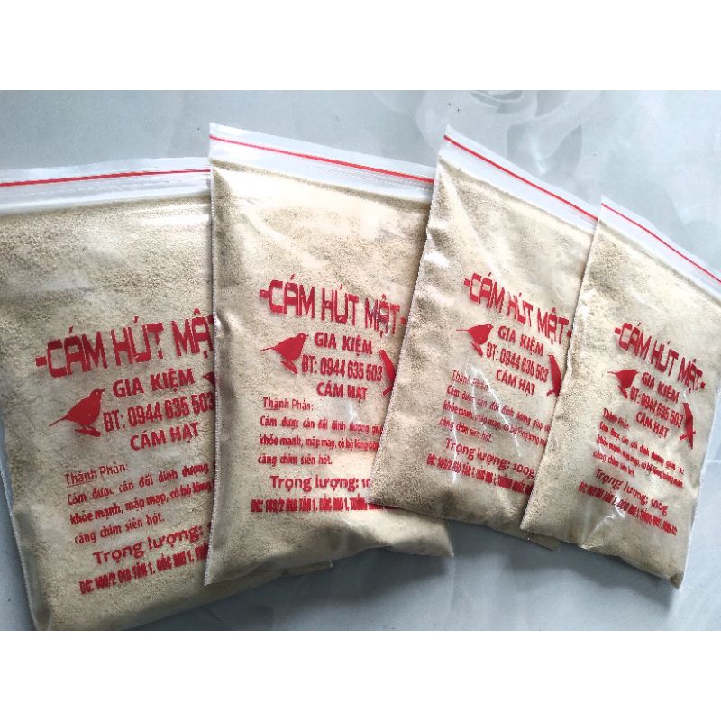 Cám hút mật Gia Kiệm ( cám bột, mịn) 100g