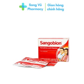 Sangobion - Bổ sung chất sắt, bổ máu thiếu máu nhược sắt