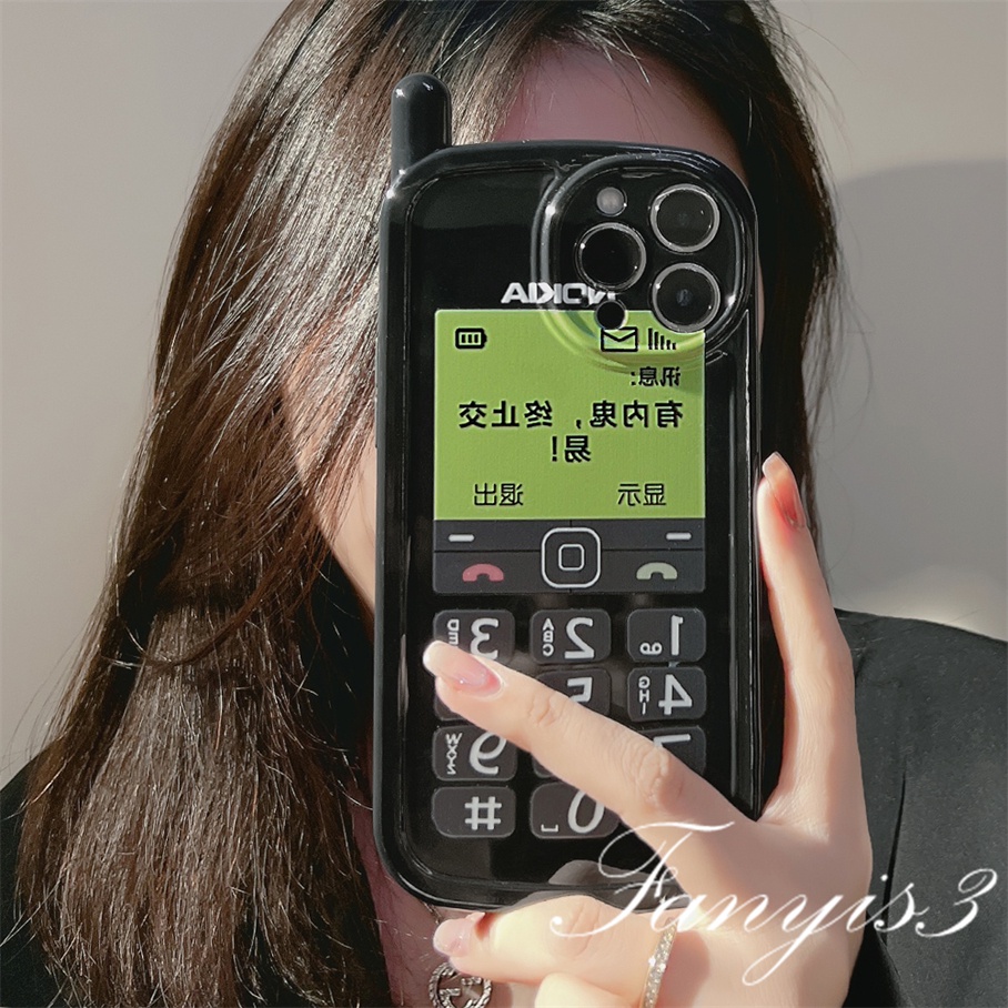 Ốp Điện Thoại Mềm Trong Suốt Họa Tiết Máy BB Cho iPhone 13 12 11 Pro Max X XR Xs Max 8 7 Plus SE 2020