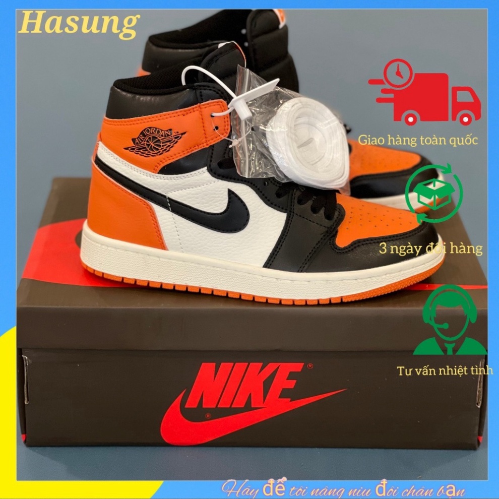 Giày thể thao , giày sneaker [FREE SHIP] giày jd cam cổ cao , đi êm chân tôn dáng đẹp cho cả nam và nữ