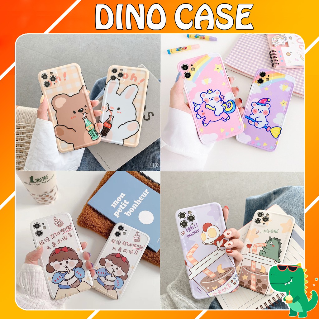 Ốp lưng iphone IMD 3 6/6plus/6s/6s plus/6/7plus/8plus/x/xs/xsmax/11/11pro/11 promax DT06- Dino Case