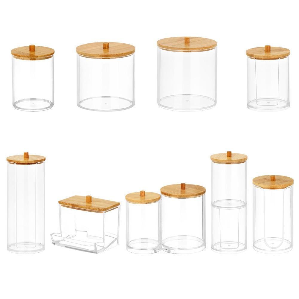 WATTLE Hộp Đựng Bông Tẩy Trang Bằng Acrylic Trong Suốt