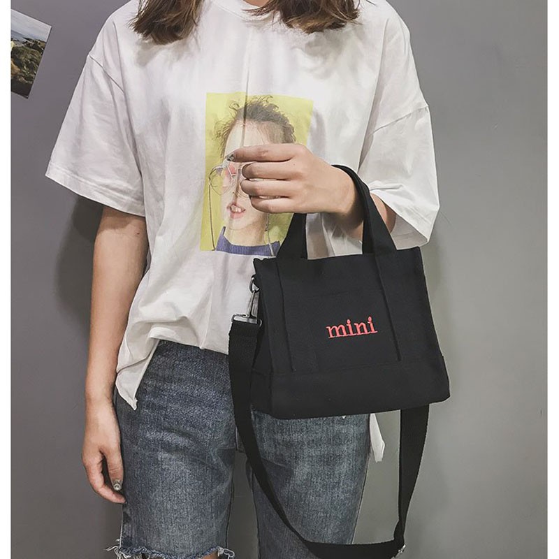 Túi Tote Vải Canvas In Chữ