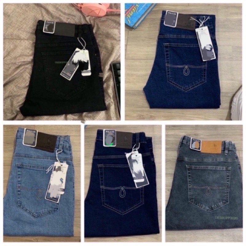 Quần jean thun nam - Kiểu PO1 từ nhỏ đến BIGSIZE (50-120kg)