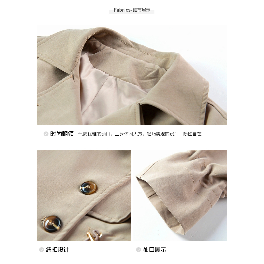 Áo khoác dáng ngắn màu sắc đơn giản phong cách Hàn Quốc thời trang dành cho nữ