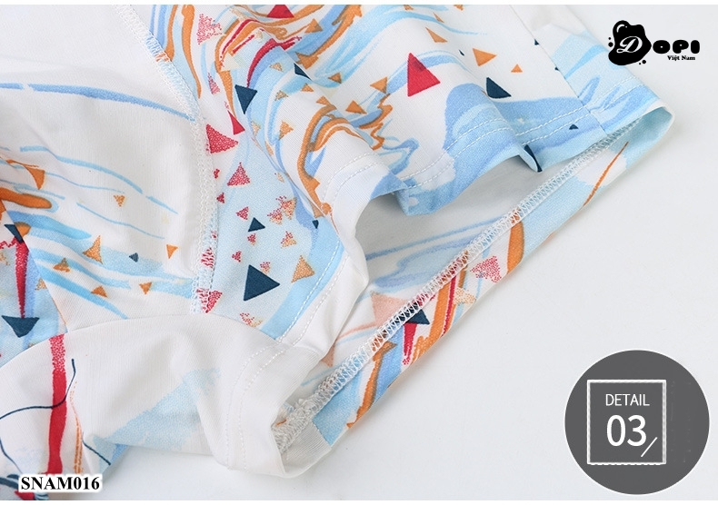 [Hộp 4 quần] Quần lót nam boxer SNAM016 sịp đùi nam cao cấp hoạ tiết độc đáo