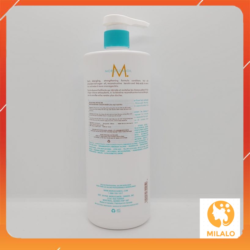 Dầu gội xả phục hồi độ ẩm MOROCCANOIL REPAIR 1000ML- MILALO