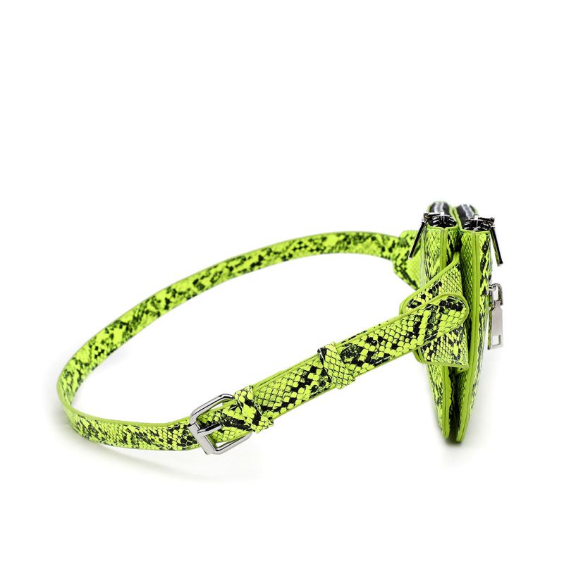 Túi Đeo Hông / Đeo Hông Bằng Da PU In Họa Tiết Da Rắn Tùy Chỉnh Thời Trang Cho Nữ