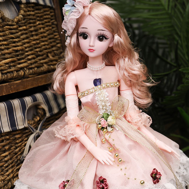 60cm Barbie Lớn Hội nghị Siêu đại Nói chuyện Công chúa Ngủ búp bê Đồ chơi Bộ có khớp cử động