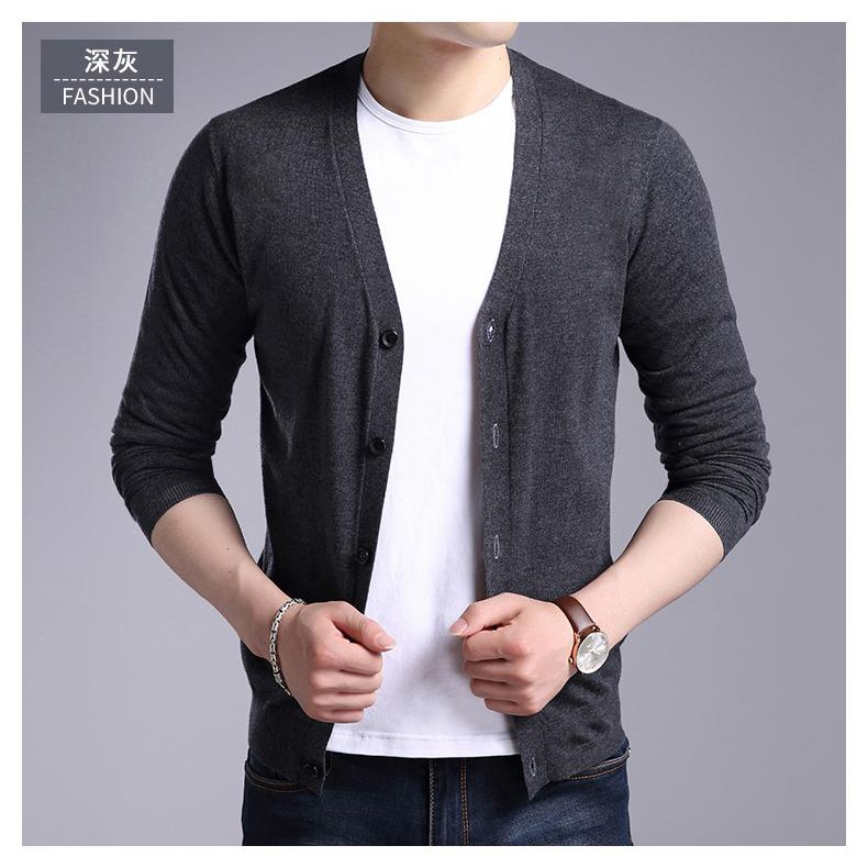 Áo khoác cardigan nam cao cấp phong cách zonado zcd01 (đỏ tươi)