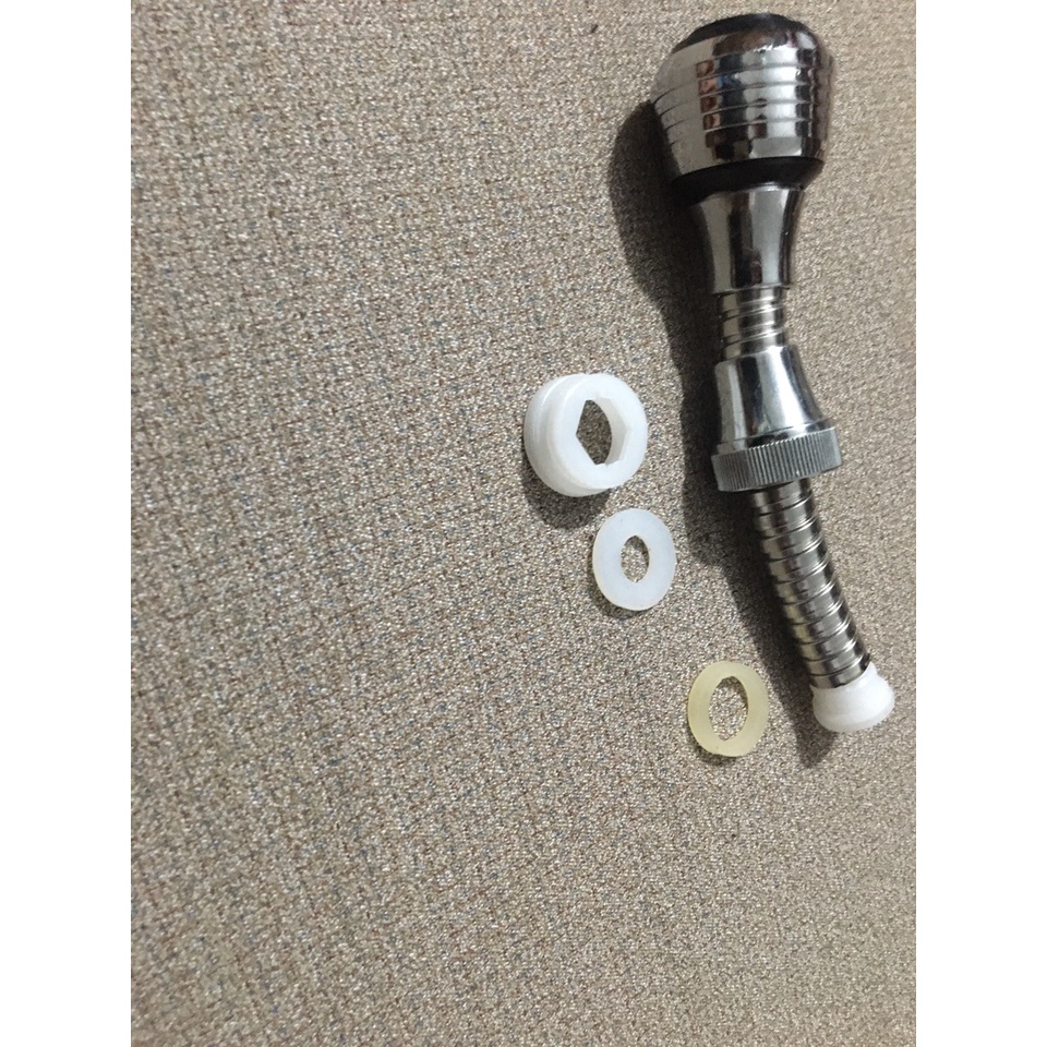 Đầu vòi tăng áp tạo bọt xoay 180 độ