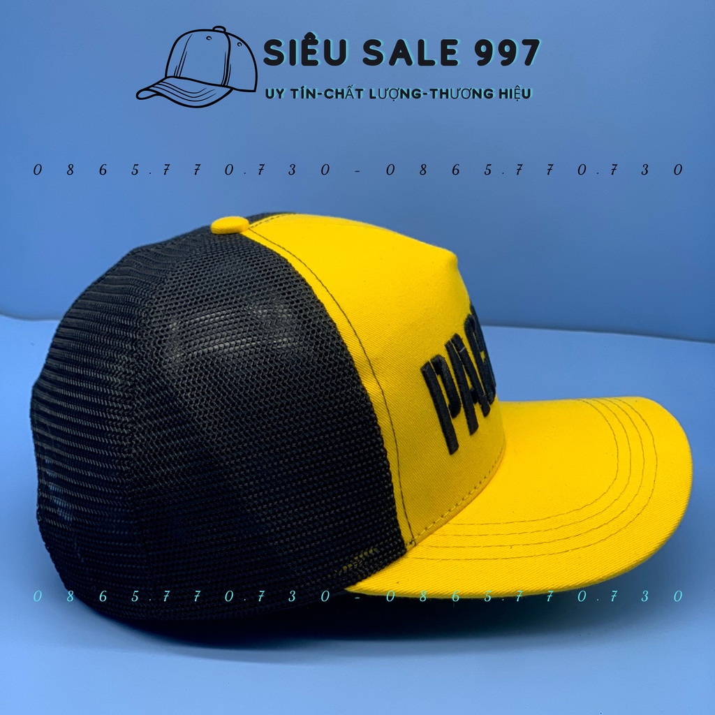 NÓN KẾT PHỐI LƯỚI THÊU PAKER, MŨ LƯỠI TRAI NAM NỮ THÊU CHỮ CAO CẤP