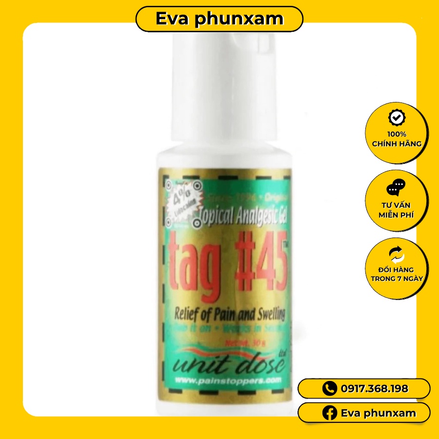 Mực (Tag45) Hàn Dùng Trong Phun Xăm