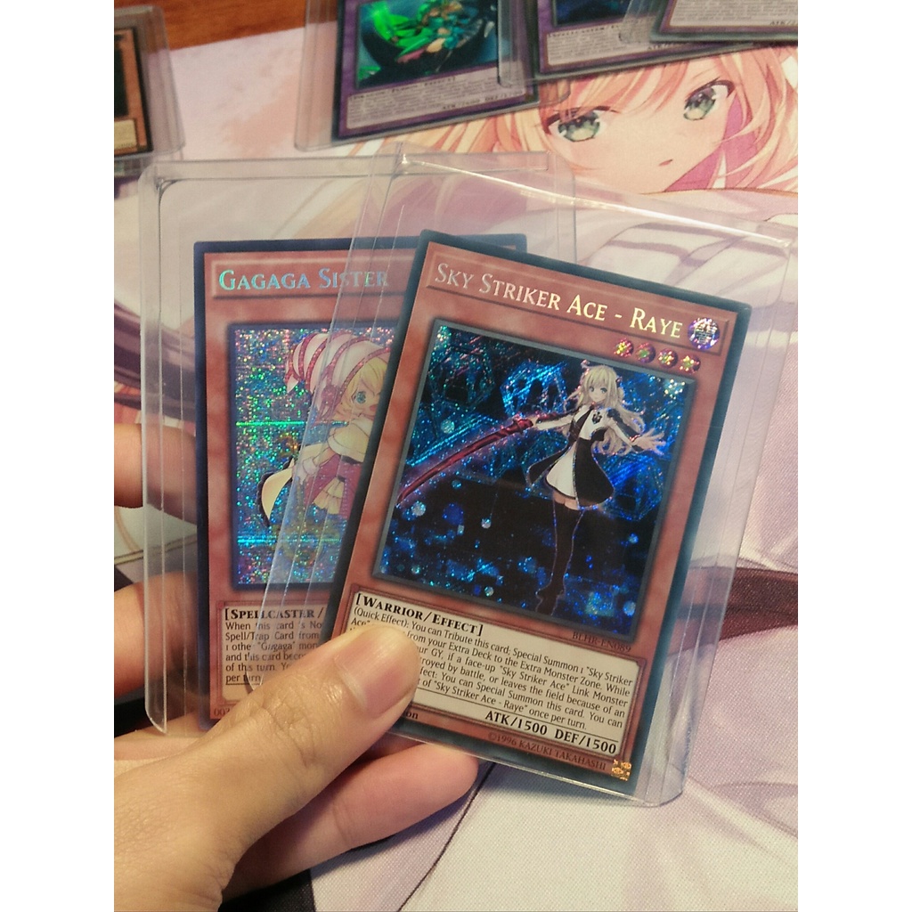 1 Chiếc Bọc Thẻ Bài Nhựa 35PT Khổ a7 Siêu Dày Cho Thẻ Yugioh, Card Game, Đựng Card Ảnh Thần Tượng Anime Kpop