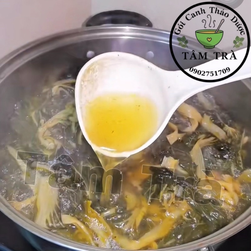 Gói Canh Thảo Dược- Canh Cải Khô Bách Hợp  Canh Hầm Bổ Dưỡng -Tâm Trà