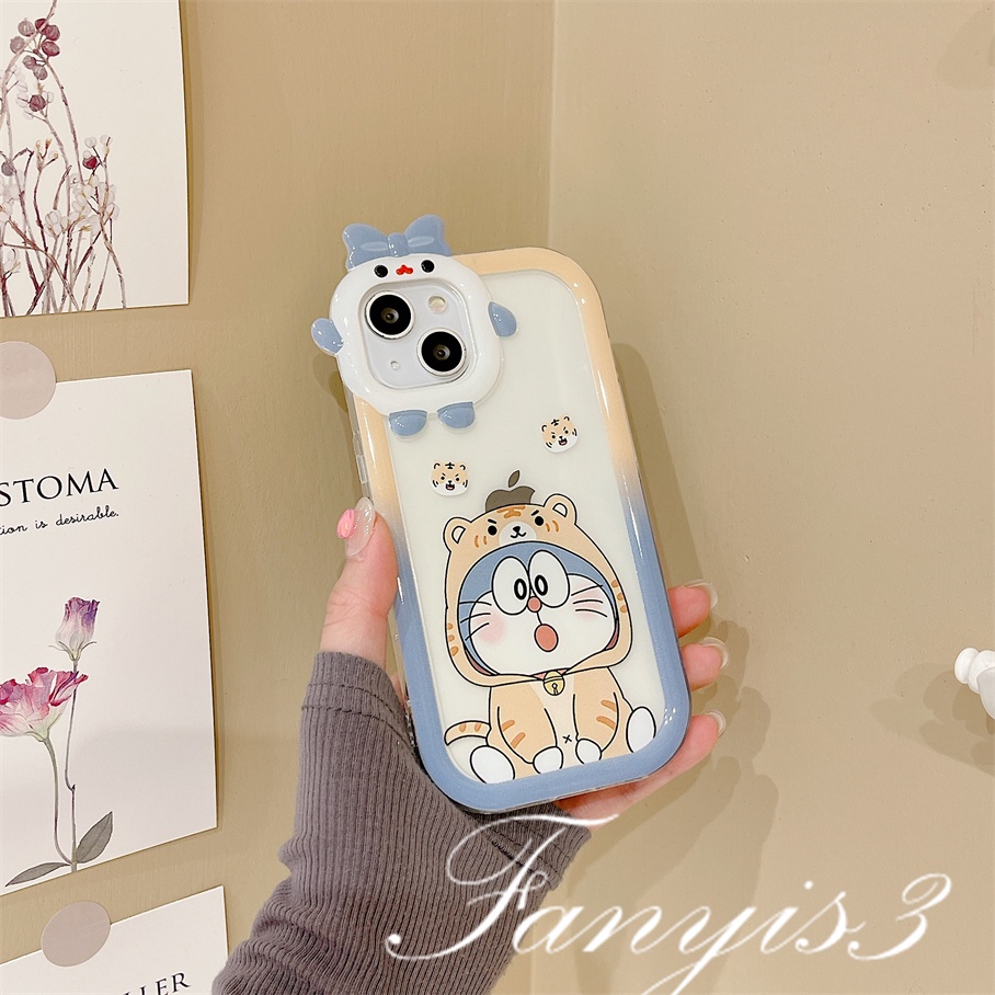 Ốp Điện Thoại Mềm Trong Suốt Hình Mèo / Hổ Cho iPhone 14 13 12 11 Pro Max X XR Xs Max 8 7 6 6s Plus SE 2020