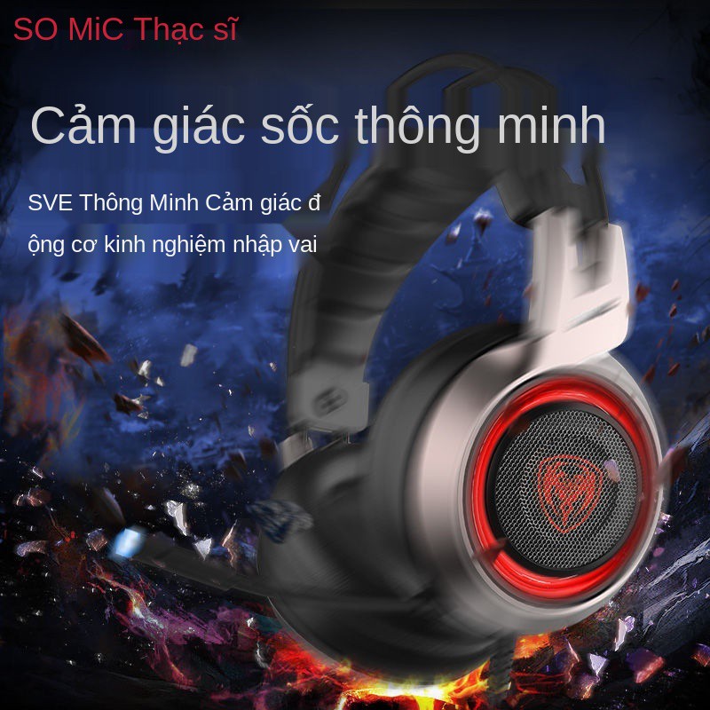 Tai nghe chơi game Somic G951 máy tính có dây Giảm tiếng ồn rung động