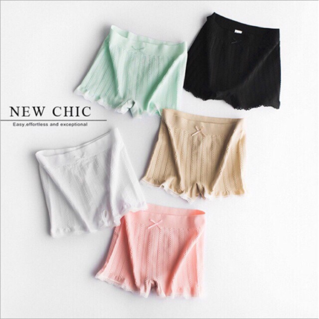 Quần Đùi Mặc Trong Váy Siêu Co Dãn (Có Túi Zip)
