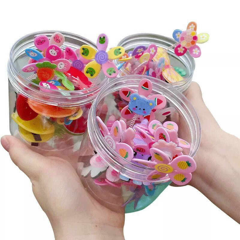 PVN19491 Sét 10 kẹp tóc chong chóng sắc màu cute cho bé yêu T2