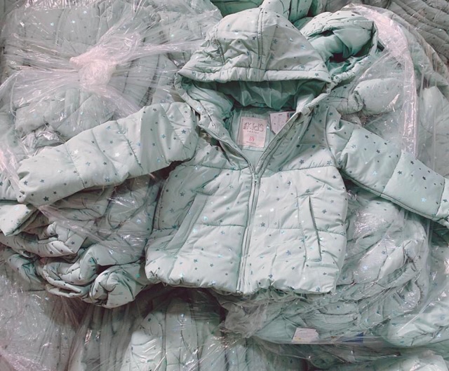 Áo phao ngôi sao bé gái real.kids