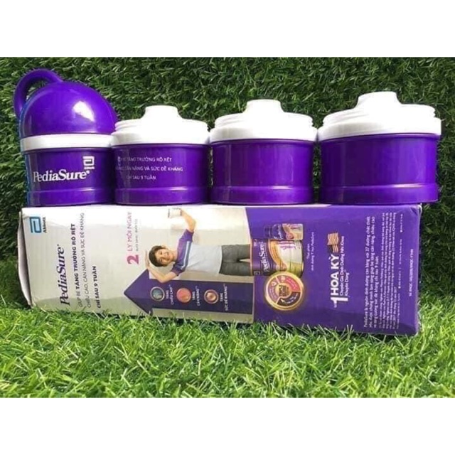 Hộp chia bột sữa pediasure
