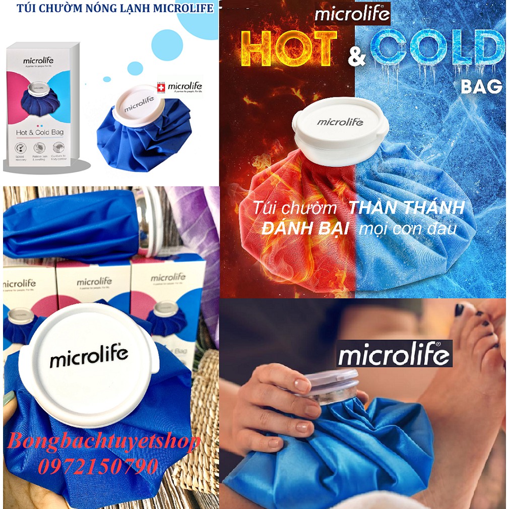 Túi chườm nóng lạnh Microlife - Túi chườm đa năng nóng lạnh - HÀNG CHÍNH HÃNG MICROLIFE