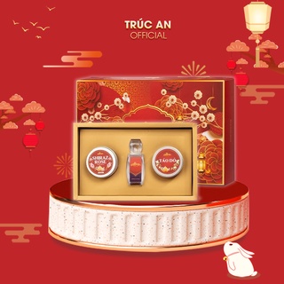 Set quà Nhụy hoa Nghệ tây Saffron tặng kèm Táo đỏ và Trà hoa Saffron Việt Nam