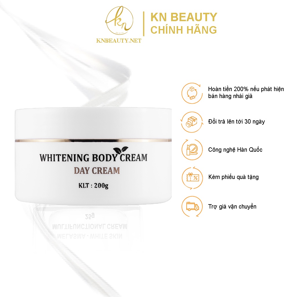 Kem Dưỡng Da Body Ban Ngày KN Beauty - Whitening Body Cream 150gram