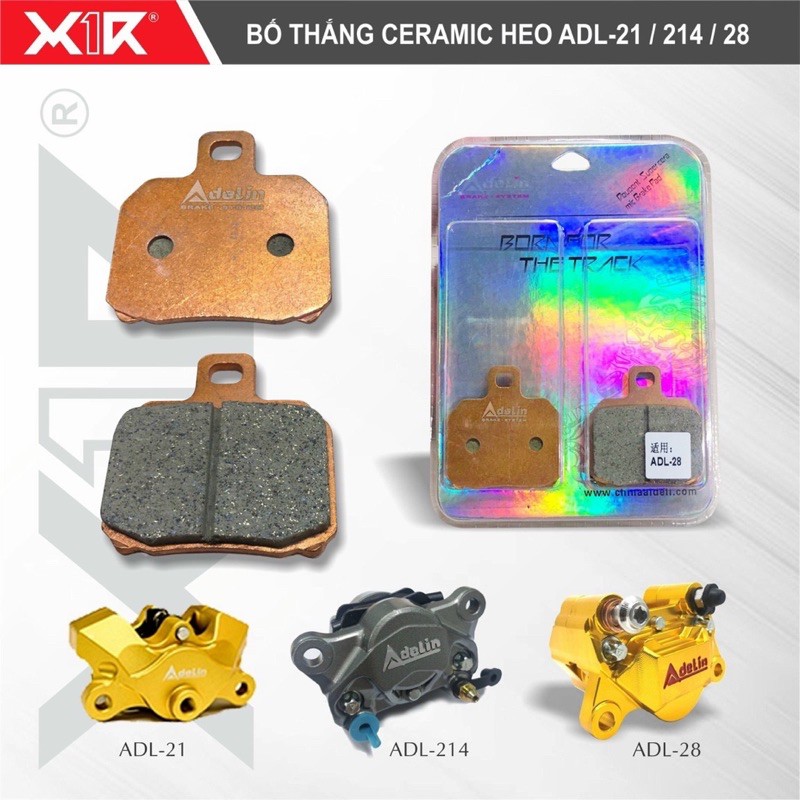 Bố thắng Ceramic cho heo dầu adelin 2 pis