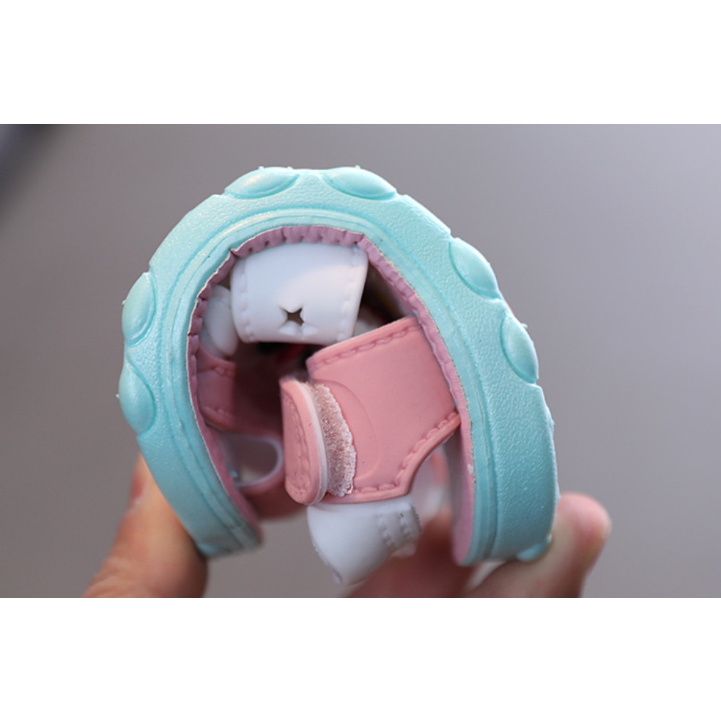 GIÀY  NHỰA CAO CẤP CHO BÉ TRAI BÉ GÁI 6-36 THÁNG TẬP ĐI.  DÉP CÓ QUAI DÁN CHO BÉ MỚI BIẾT ĐI. BABY LINK