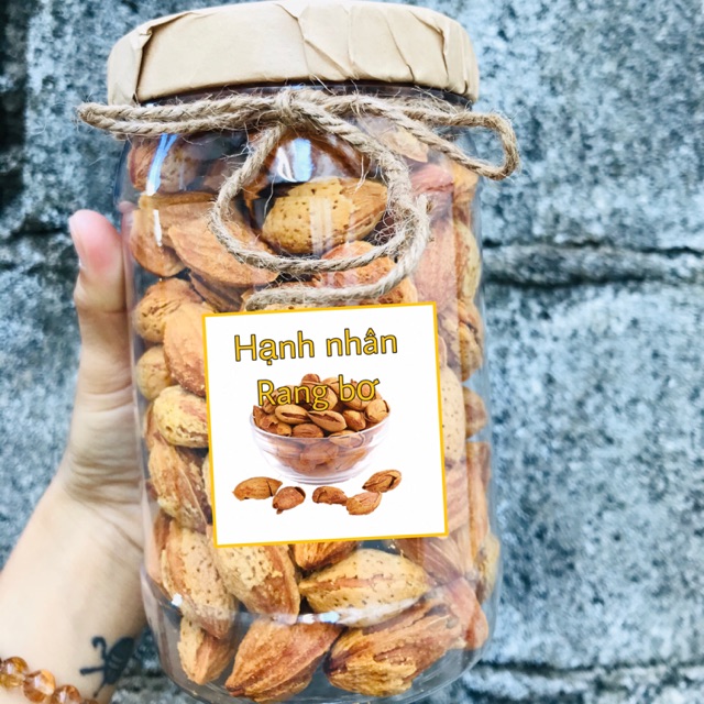 Hạnh nhân rang bơ mỏng vỏ 500gr