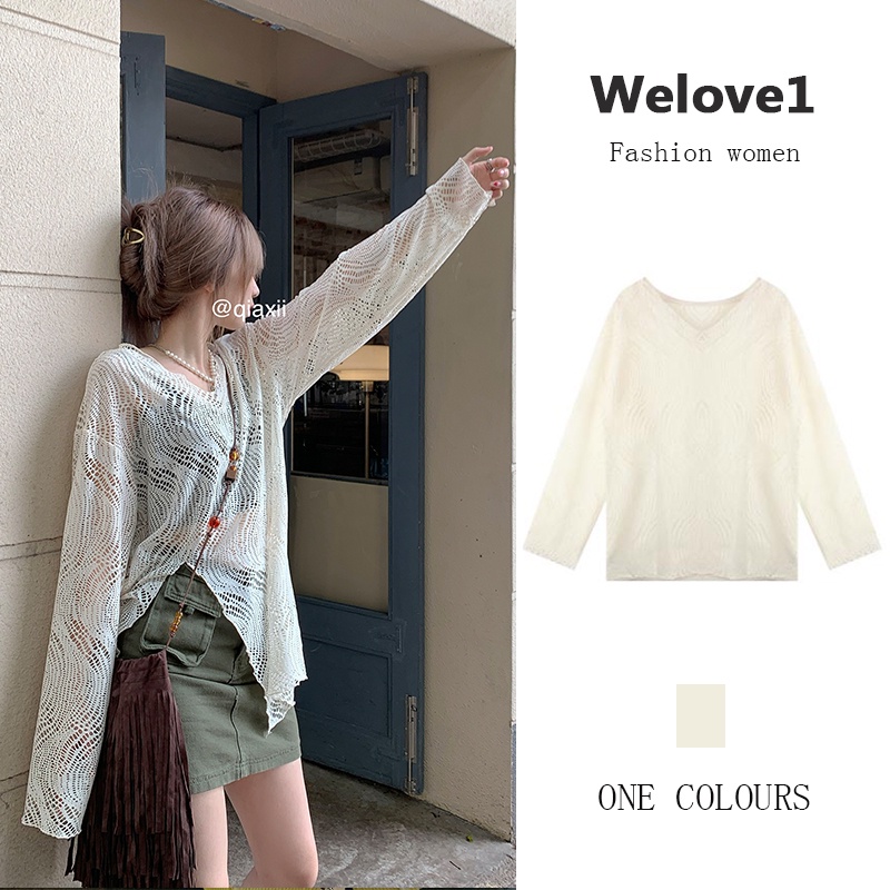 Áo Thun Nữ Dài Tay Cổ Tròn Thời Trang Hàn