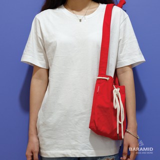 TÚI VẢI ĐEO CHÉO / đỏ (MINI BUCKET / red)