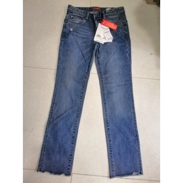 Quần bò ống rộng hàng xuất hàn
