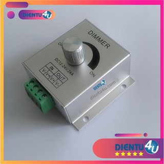 Bộ Dimmer Điều Khiển Sáng Tối Đèn LED 12V 24V 24A