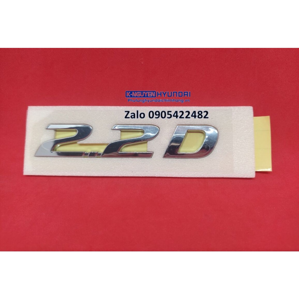 Logo chữ nổi Premium, Santafe, Htrac 2.2D, Htrac, 2.2D dán đuôi xe Santafe 2019, 2020, 2021