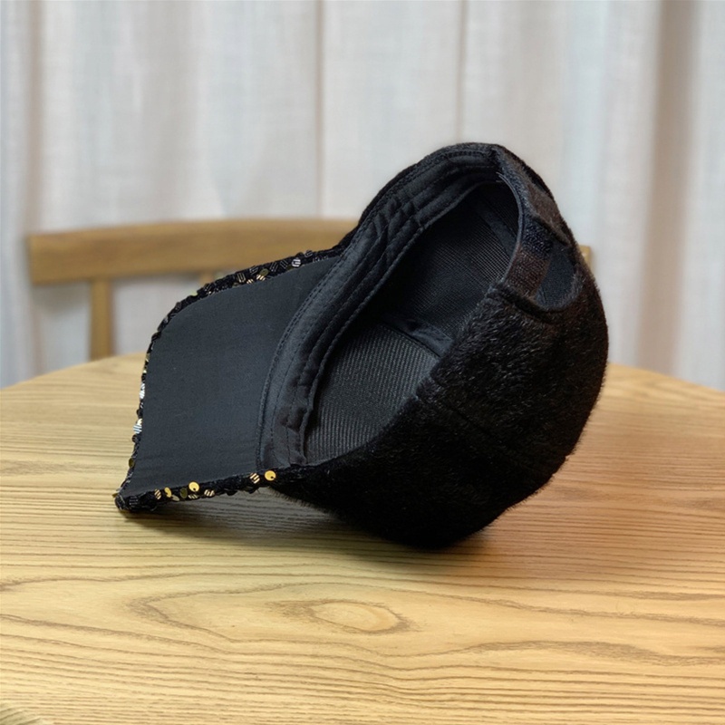 Mũ Lưỡi Trai Đính Kim Sa Hình Chữ R Thời Trang Đường Phố Cá Tính Cho Bé Trai