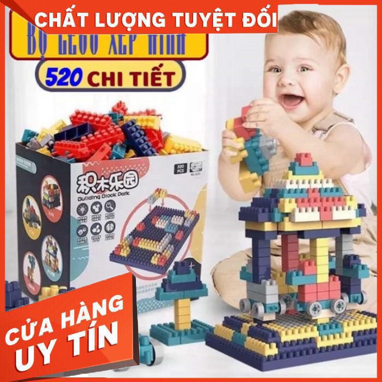 LEGO BUILDING BLOCK PARK 520 CHI TIẾT/ ĐỒ CHƠI XẾP HÌNH THÔNG MINH[RẺ NHẤT SHOP[ Giá Tốt Siêu Rẻ]