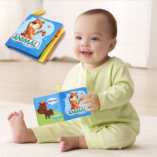 Sách vải hoạt hình giúp bé phát triển trí tuệ 0-3 tuổi